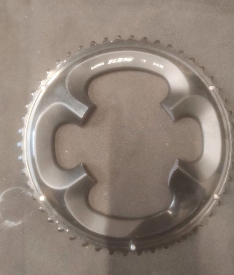Used Shimano 105 Chainring 50T 11-speed 4-bolt bike — image 1 of 3