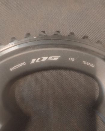 Used Shimano 105 Chainring 50T 11-speed 4-bolt bike — image 2 of 3