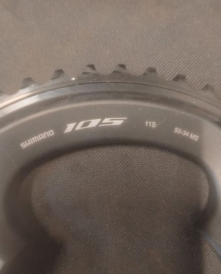 Used Shimano 105 Chainring 50T 11-speed 4-bolt bike — image 2 of 3