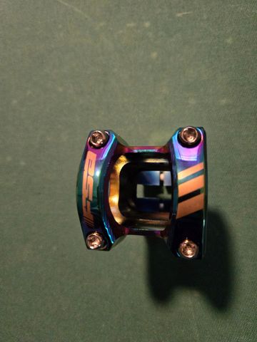 Used Fsa Gradient Team LTD Stem 35mm 0° Oil Slick bike — image 2 of 5