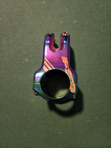 Used Fsa Gradient Team LTD Stem 35mm 0° Oil Slick Cockpit