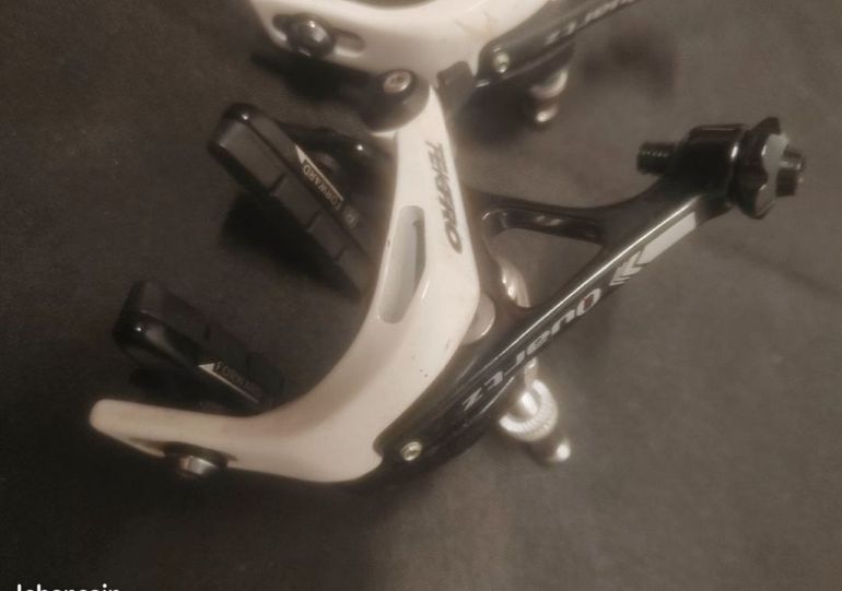 Used Tektro Quartz Road Brake Caliper Black White bike — image 2 of 3