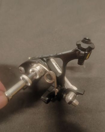 Used Tektro Quartz Road Brake Caliper Black White bike — image 3 of 3