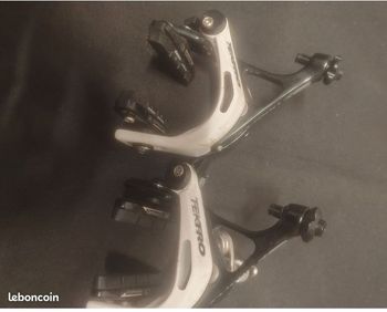 Used Tektro Quartz Road Brake Caliper Black White bike — image 1 of 3