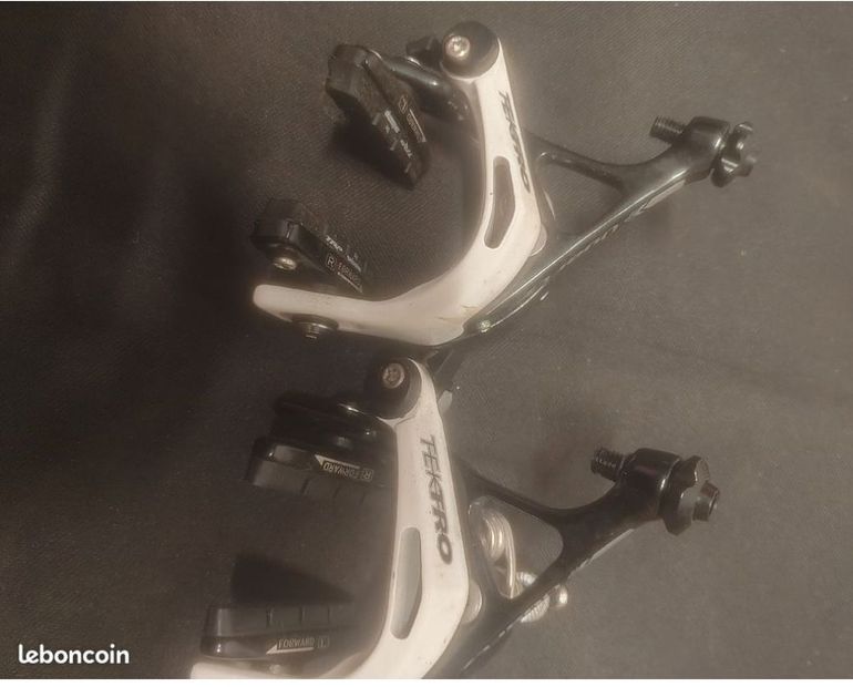 Used Tektro Quartz Road Brake Caliper Black White bike — image 1 of 3