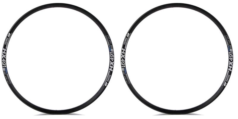 Gebrauchtes Dt Swiss Rim 27.5" HX 491 Hybrid 28 Holes 25mm incl. Nipples Washers Wheels