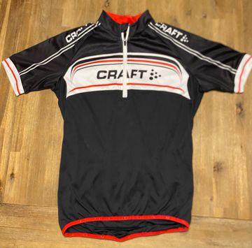 Used Craft Sportswear Craft Junior 9 ans Jersey Logo Black White-spirit Cycling Clothing