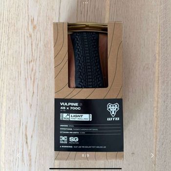 2025, WTB Vulpine 700 x 45c TCS Light Fast Rolling SG2 Tan Wall