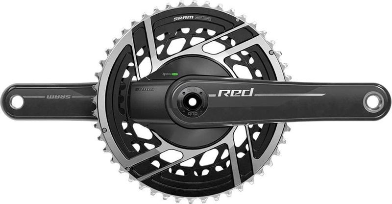 Tweedehands Sram Red AXS DUB Powermeter 2x12-speed Carbon Crank 48/35 2025 Drivetrain & Pedals