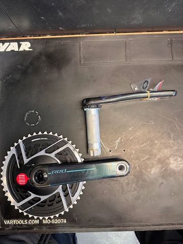 Gebrauchtes Sram Red AXS DUB Powermeter 2x12-speed Carbon Crank 48/35 2025 bike — Bild 2 von 7