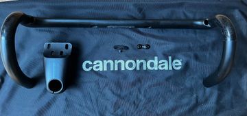 Brugt 2021 Cannondale HollowGram SAVE SystemBar Carbon Handlebar and Stem Cockpit