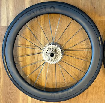 Used 2025 9Velo Road Disc Carbon Spoke wide 50mm bike — image 6 of 9