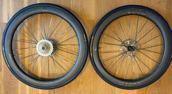 Used 2025 9Velo Road Disc Carbon Spoke wide 50mm bike — image 1 of 9