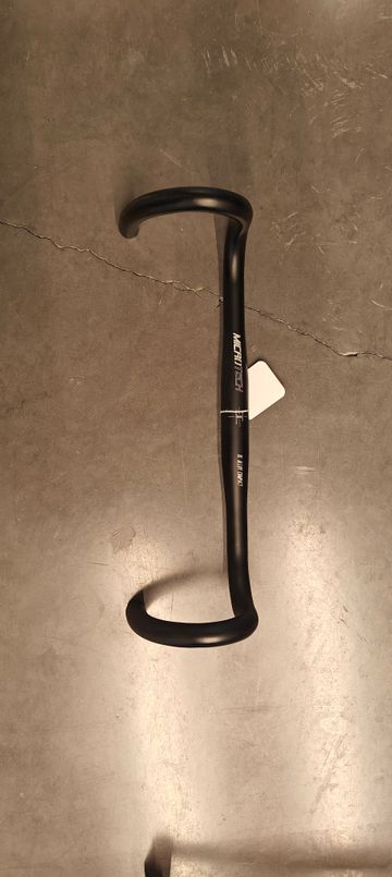 Brugt MICROTECH XL Alloy Compact Handlebar - Black 420 bike — billede 2 af 5