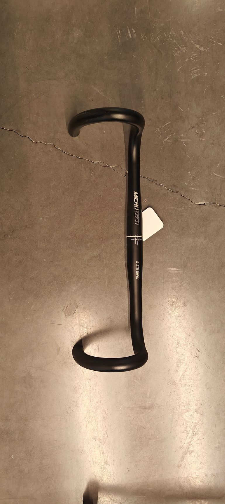 Used MICROTECH XL Alloy Compact Handlebar - Black 420 bike — image 2 of 5