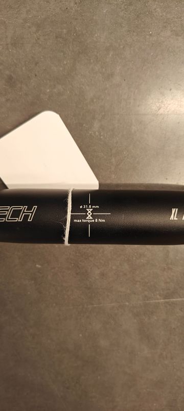 Brugt MICROTECH XL Alloy Compact Handlebar - Black 420 bike — billede 3 af 5