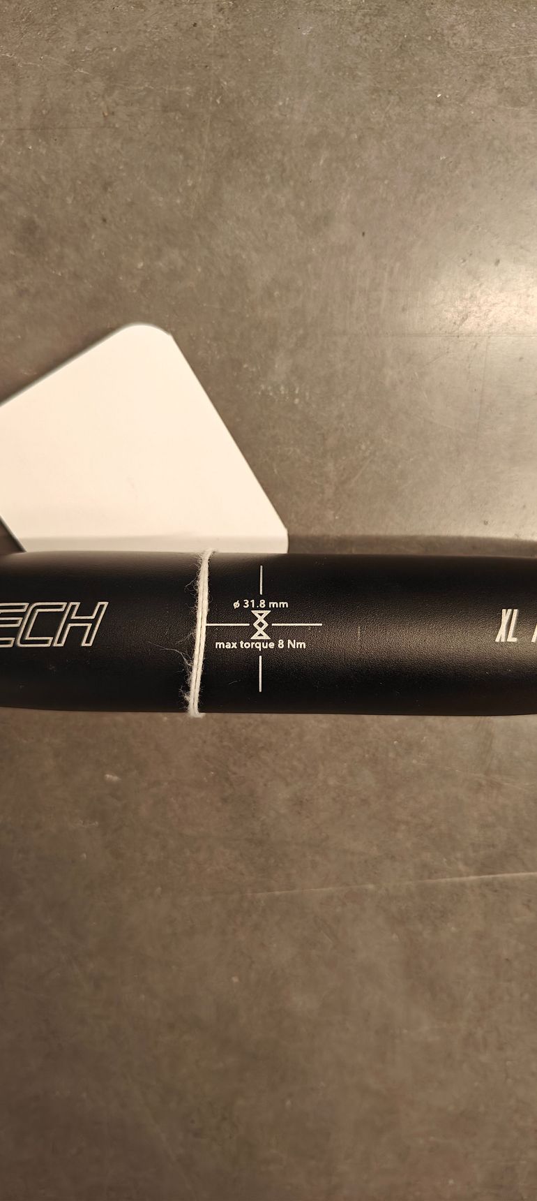 Used MICROTECH XL Alloy Compact Handlebar - Black 420 bike — image 3 of 5