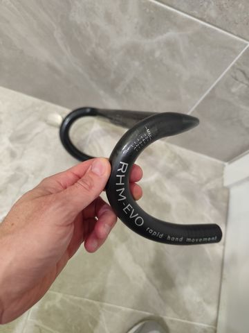 Brugt 2025 Deda Superzero RS RHM-EVO Carbon Handlebar Cockpit