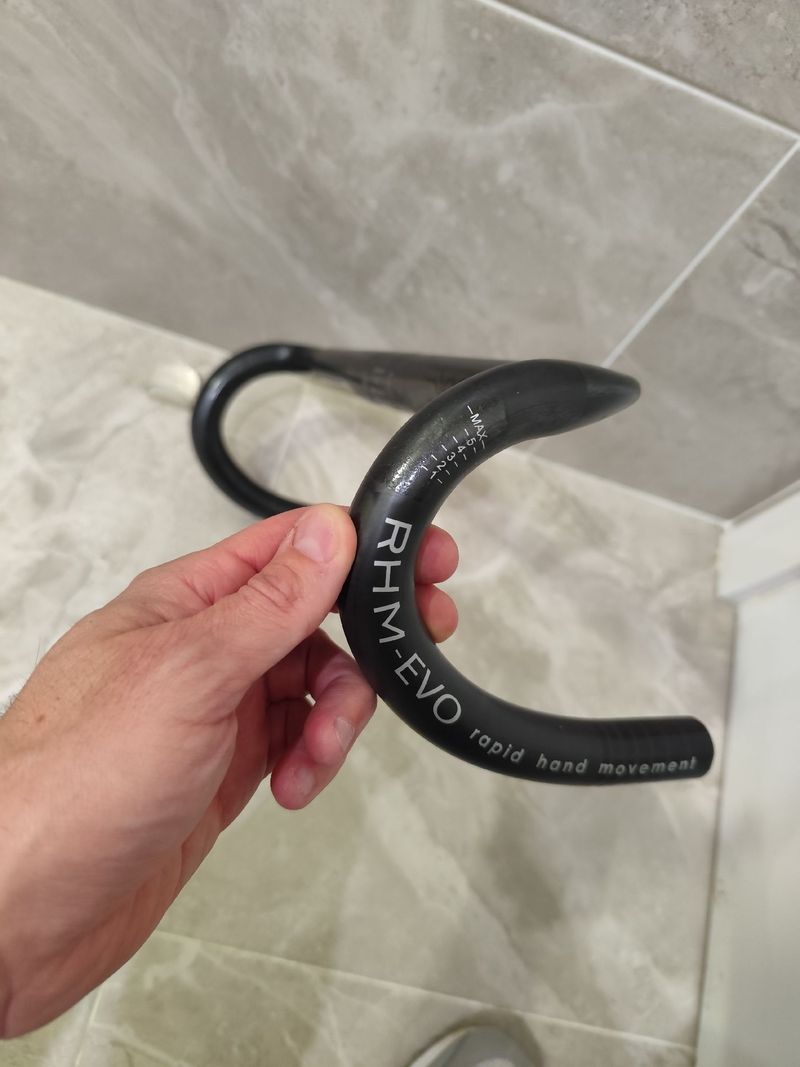 2025 Deda Superzero RS RHM-EVO Carbon Handlebar Cockpit usato