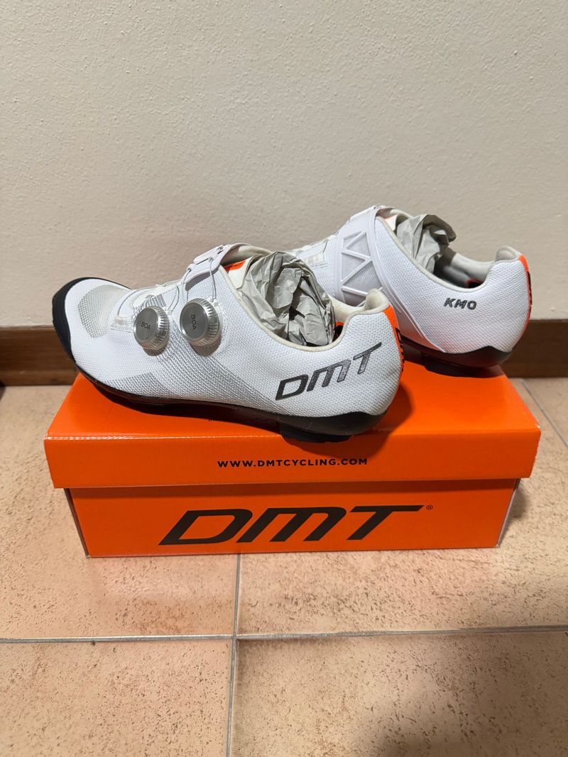 Used 2025 DMT KM0 EVO Carbon MTB Gravel Shoes Size 41 Cycling Shoes