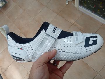 Brugt Gaerne G. Kona Carbon Triathlon Shoes Size 46 Cycling Shoes