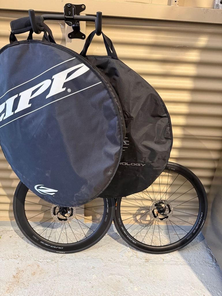 Brugt Shimano Dura-Ace C50 Tubeless Disc Wheelset bike — billede 8 af 8