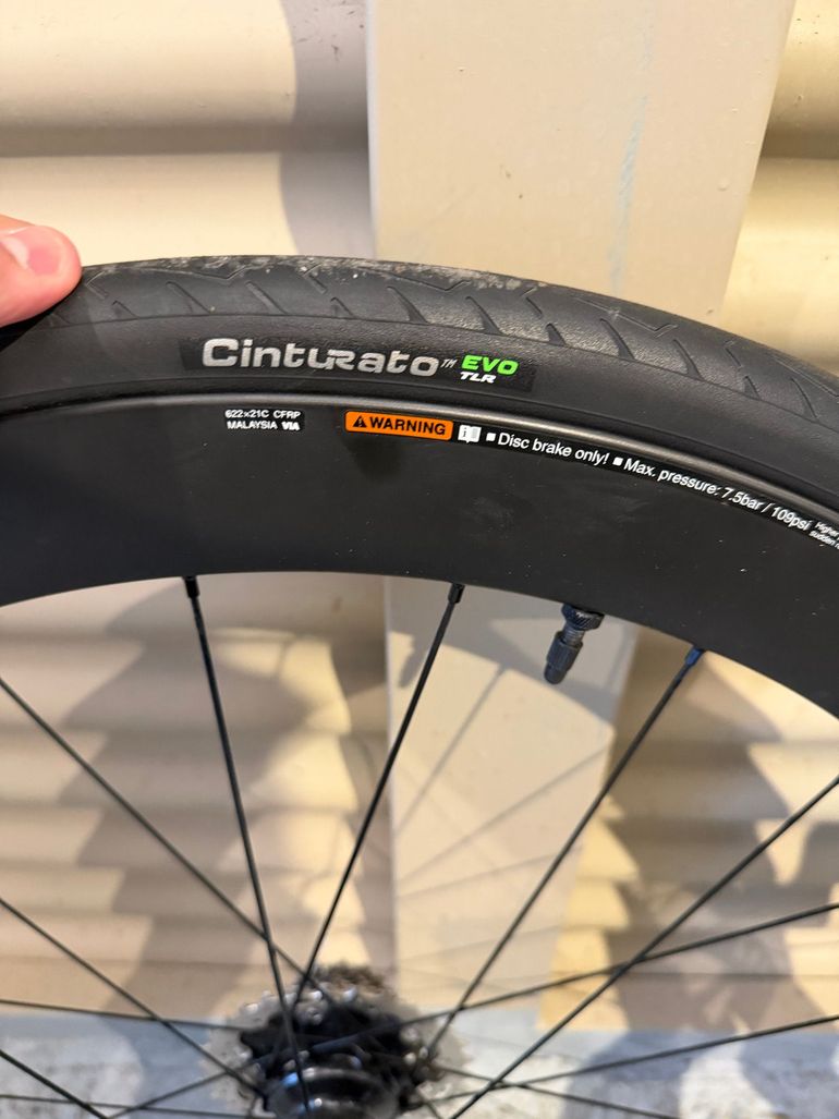 Brugt Shimano Dura-Ace C50 Tubeless Disc Wheelset bike — billede 7 af 8