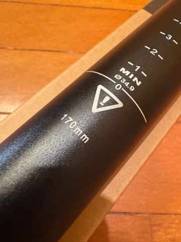 Brugt TranzX dropper, 34.9mm . 170mm 2025 bike — billede 7 af 10