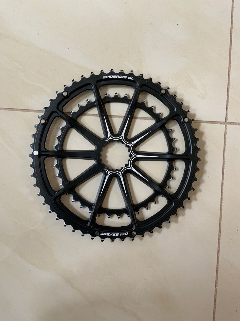 Używany Cannondale Hollowgram Spidering SL Chainrings 53x39 Drivetrain & Pedals