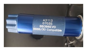 Brugt Fsa Pédalier K-FORCE ABS BB386 EVO carbone 53×39 bike — billede 4 af 4