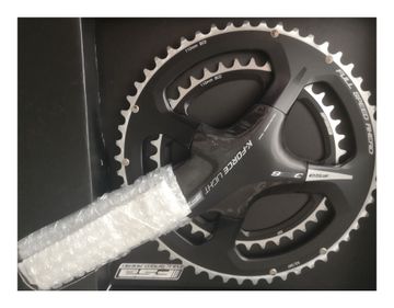 Fsa Pédalier K-FORCE ABS BB386 EVO carbone 53×39 Drivetrain & Pedals usato