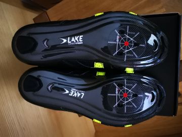 Brugt Lake CX241 Size 48 Carbon schwarz/gelb bike — billede 7 af 8