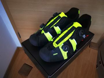 Brugt Lake CX241 Size 48 Carbon schwarz/gelb bike — billede 4 af 8