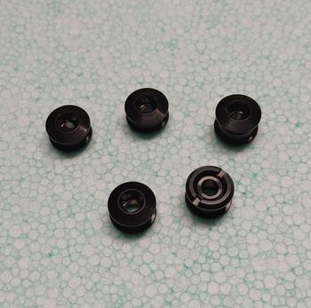 nessun, 5 paia bulloni corona guarnitura Ti titanio dadi M8 3,5 mm per bici strada MTB
