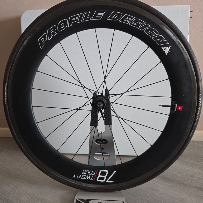 Used Profile Design 78/TwentyFour Full Carbon Tubular Wheels bike — image 1 of 3