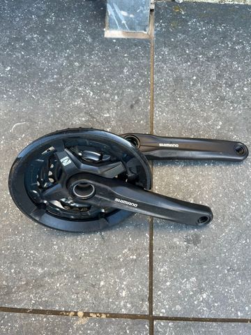 Shimano Altus MT210 Crank Drivetrain & Pedals usato