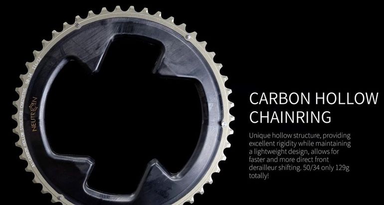 Used Neutron Carbon SY Road Crankset with SIGEYI Power Meter bike — image 2 of 5