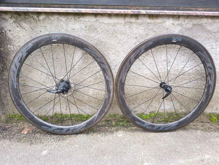 Zipp 404 NSW Carbon Wheelset Rim Brake Clincher Shimano HG