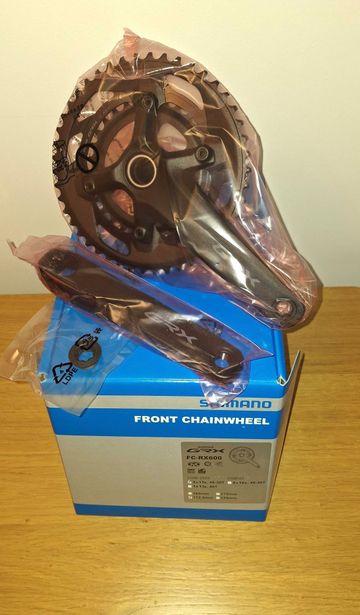 Brugt Shimano GRX FC-RX600 2022 Drivetrain & Pedals
