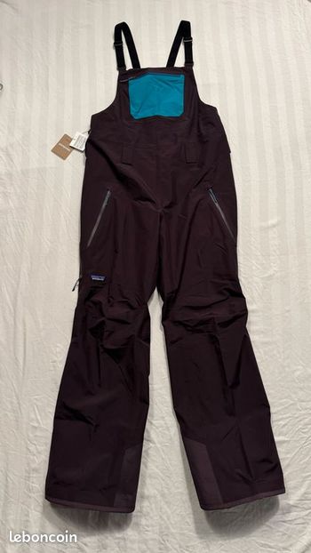 Used Patagonia Women's Powder Town Bibs bike