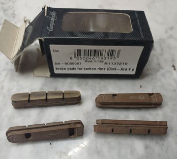 Used Campagnolo BR-BO500X1 Brake Pads for Carbon Rims Brakes