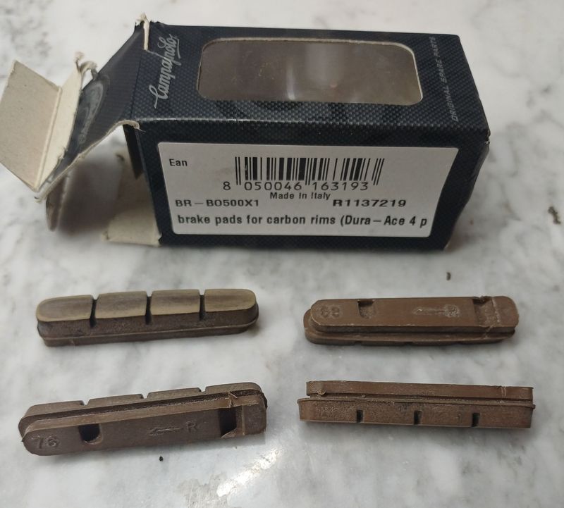 Used Campagnolo BR-BO500X1 Brake Pads for Carbon Rims Brakes
