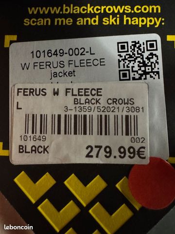 Black Crows Ferus fleece Wm bike usato — immagine 3 di 3