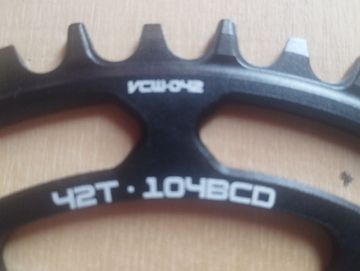 Tweedehands Shimano 1s Oval Chainring 42T bike — afbeelding 5 van 7