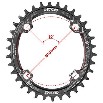 Used Shimano 1s Oval Chainring 42T bike — image 6 of 7
