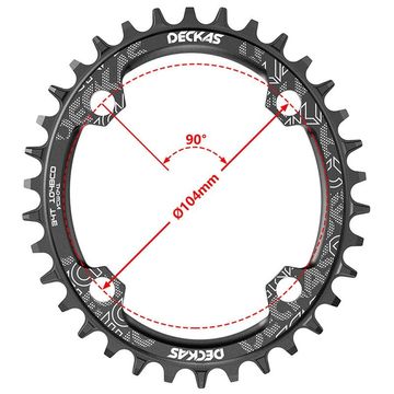 Tweedehands Shimano 1s Oval Chainring 42T bike — afbeelding 6 van 7