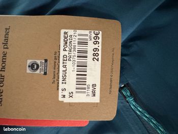Used Patagonia Women's Insulated Powder Town Pants bike — image 2 of 3