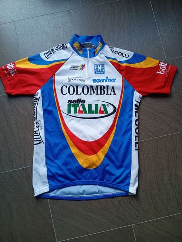 Używany Santini Colombia Selle Italia Kurzarmtrikot 2007 bike — zdjęcie 1 z 2