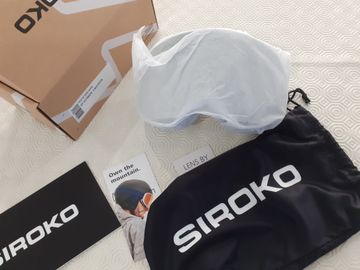 Used Siroko GX Ultimate Engadin Zeiss Lens Goggles Wintersport Accessories
