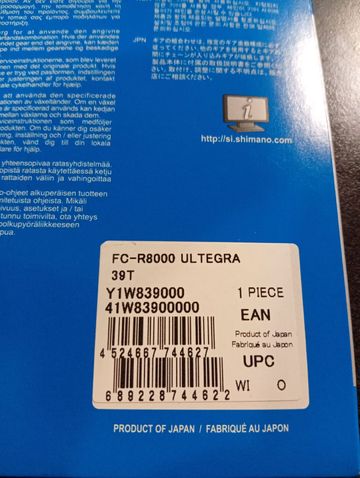 Used Shimano Ultegra FC-R8000 39T 11-speed bike — image 6 of 6
